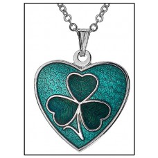 NECKLACE CELTIC HEART SHAMROCK